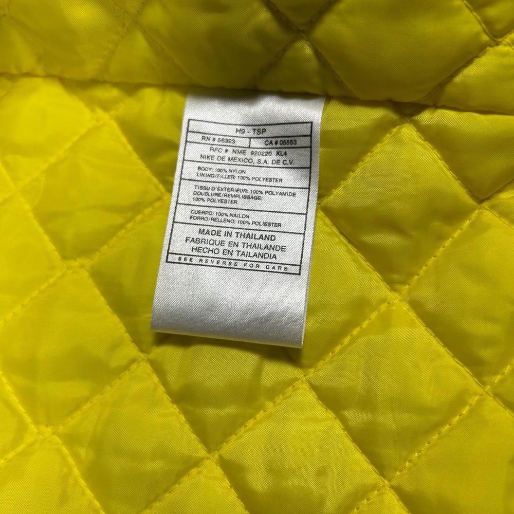 Nike Jacket Mens 2XL Green Oregon Ducks Hooded Quilted Parka Full Zip Sideline - Picture 14 of 14